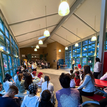 Antrittsbesuch des Bürgermeisters Dr. Leon an der KGS Teveren 