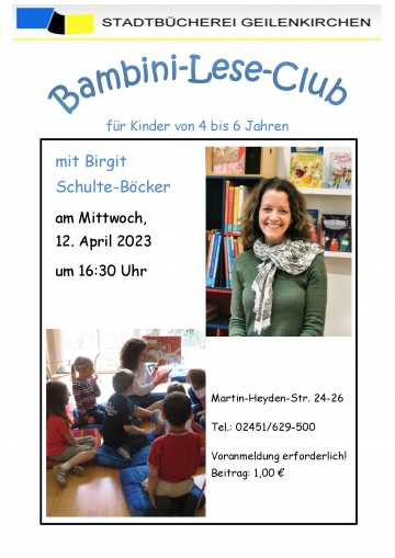 Bambini-Lese-Club im April 2023
