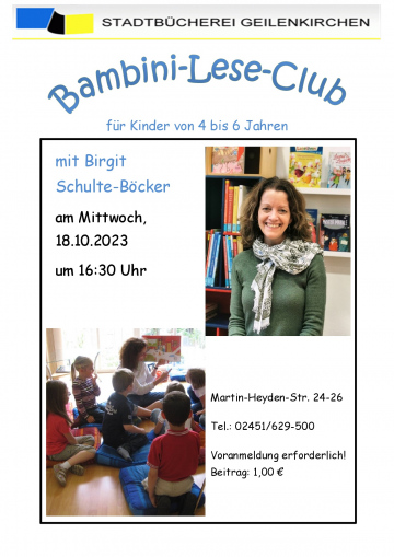 Bambini-Lese-Club im Oktober 2023