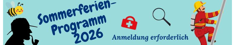 Banner Sommerferien 2026