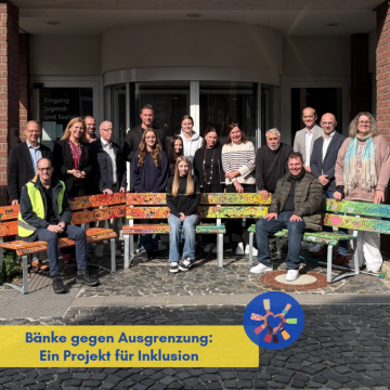 Einweihung neuer „Bänke gegen Ausgrenzung“ in Geilenkirchen