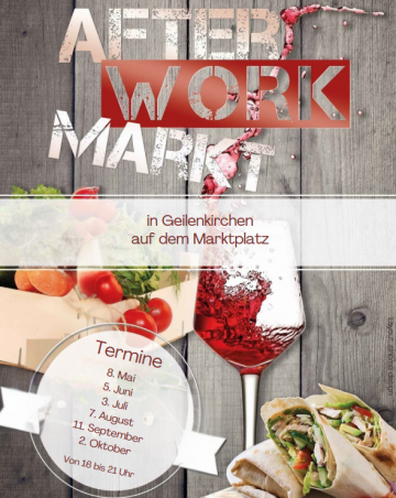 Flyer After-Work-Markt