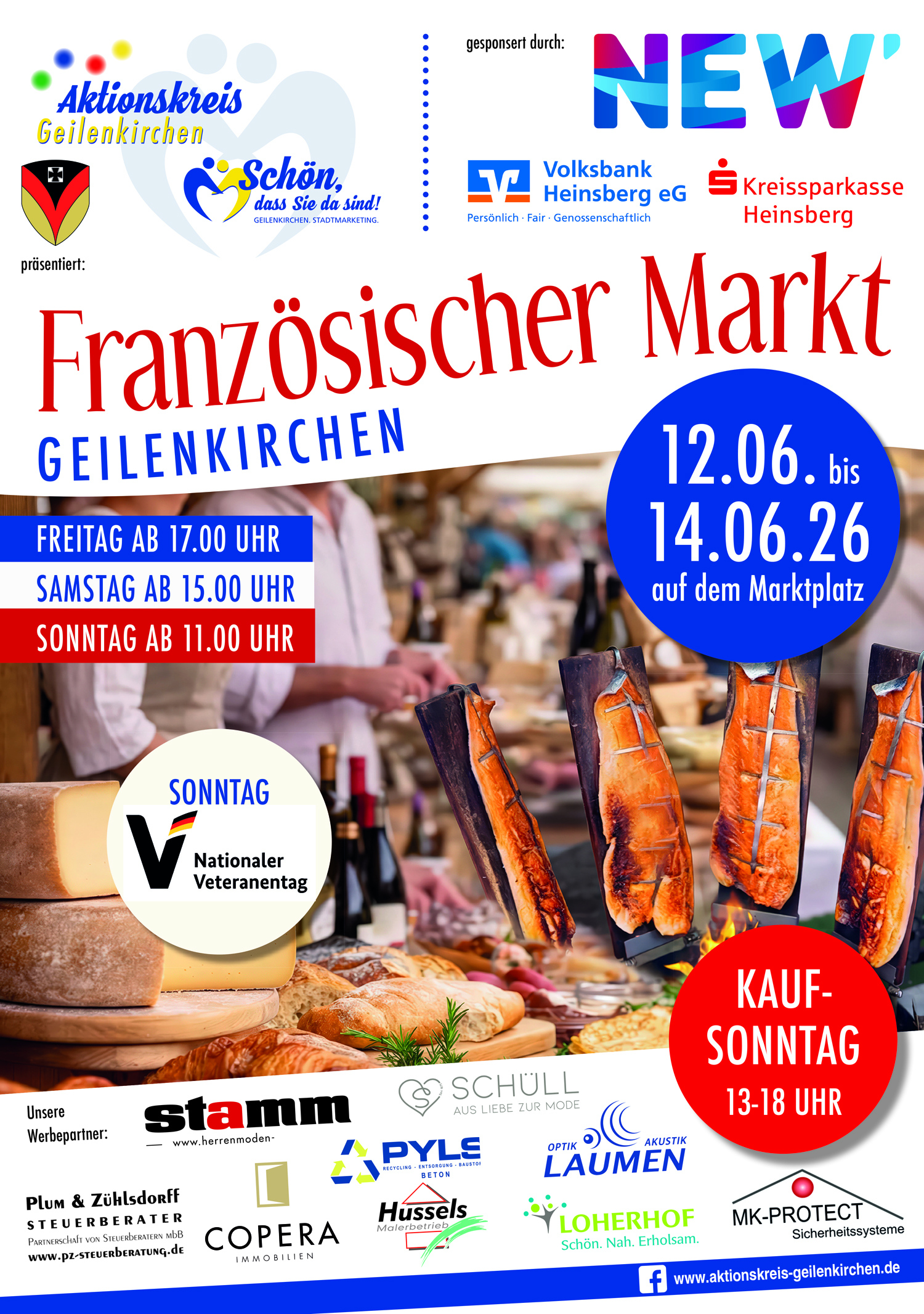 Französischer Markt bringt herrliches Flair nach Geilenkirchen