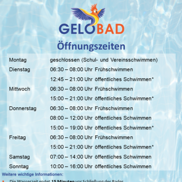 Gelobad am Tag der Arbeit
