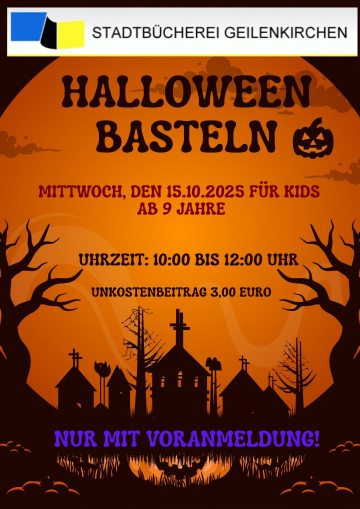 Halloween-Basteln am 15. Oktober 2025