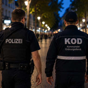 KOD und Polizei gemeinsam im Einsatz