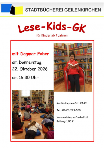Lesekids mit Dagmar im Oktober 2026