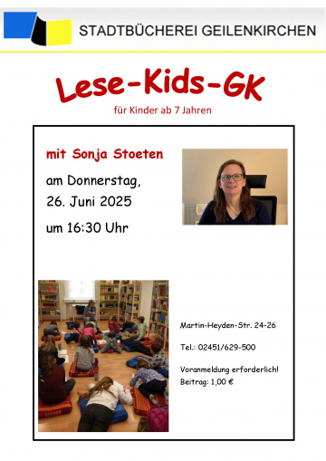 Lesekids mit Sonja im Juni 2025
