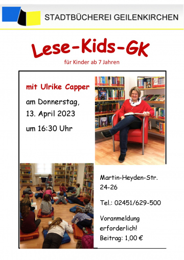 Lesekids mit Ulrike im April 2023