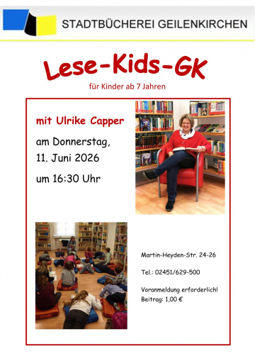 Lesekids mit Ulrike im Juni 2026