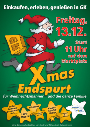 Plakat Xmas Endspurt 2024