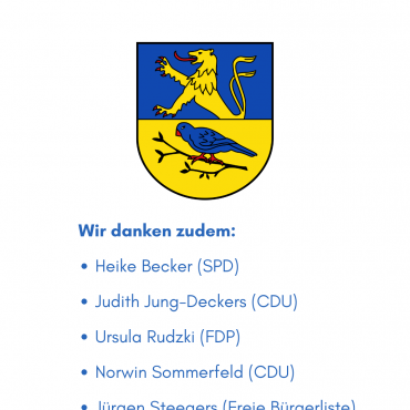 Verabschiedung ausgeschiedener Stadtverordneter 